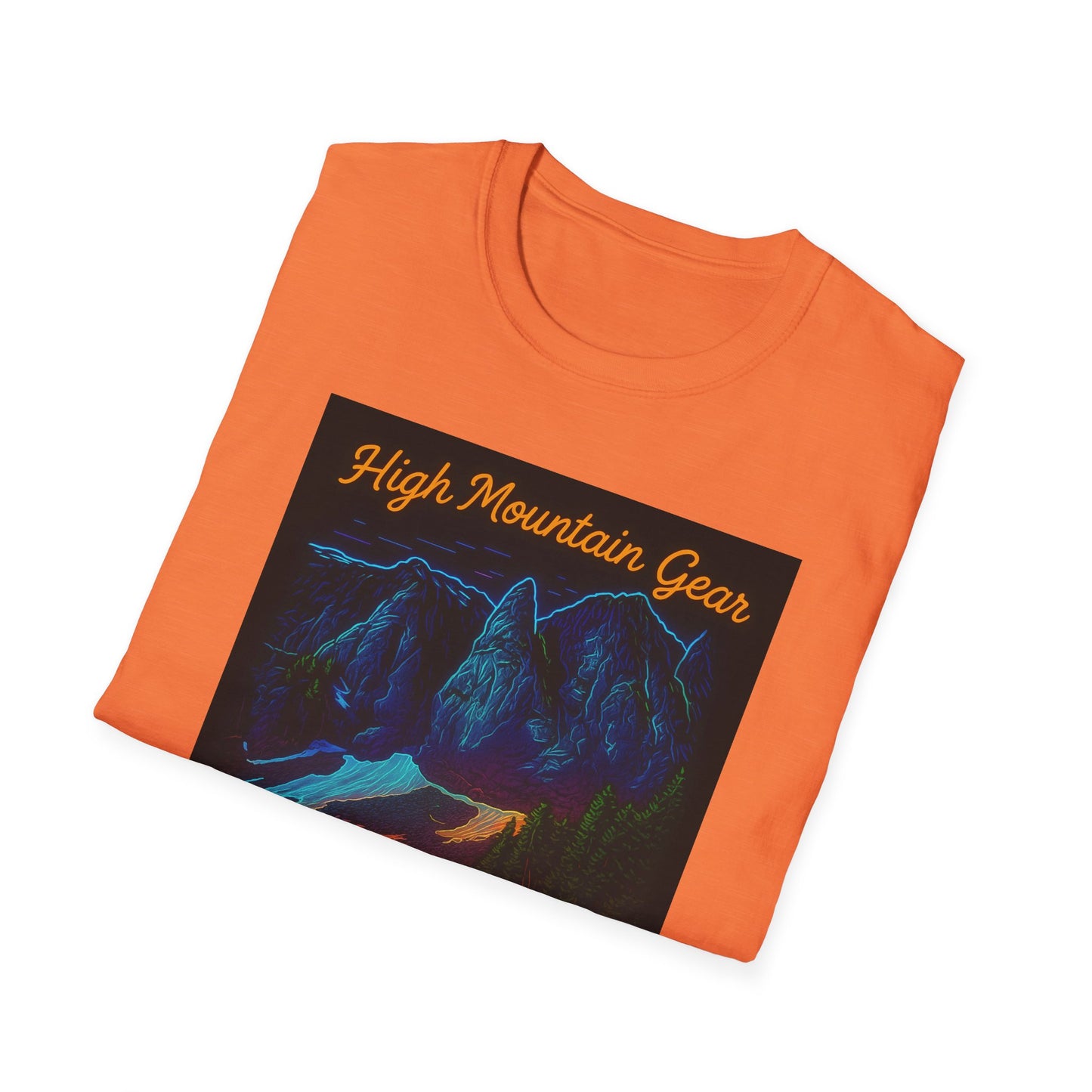 Unisex Neon Norwegian Mountain T-Shirt
