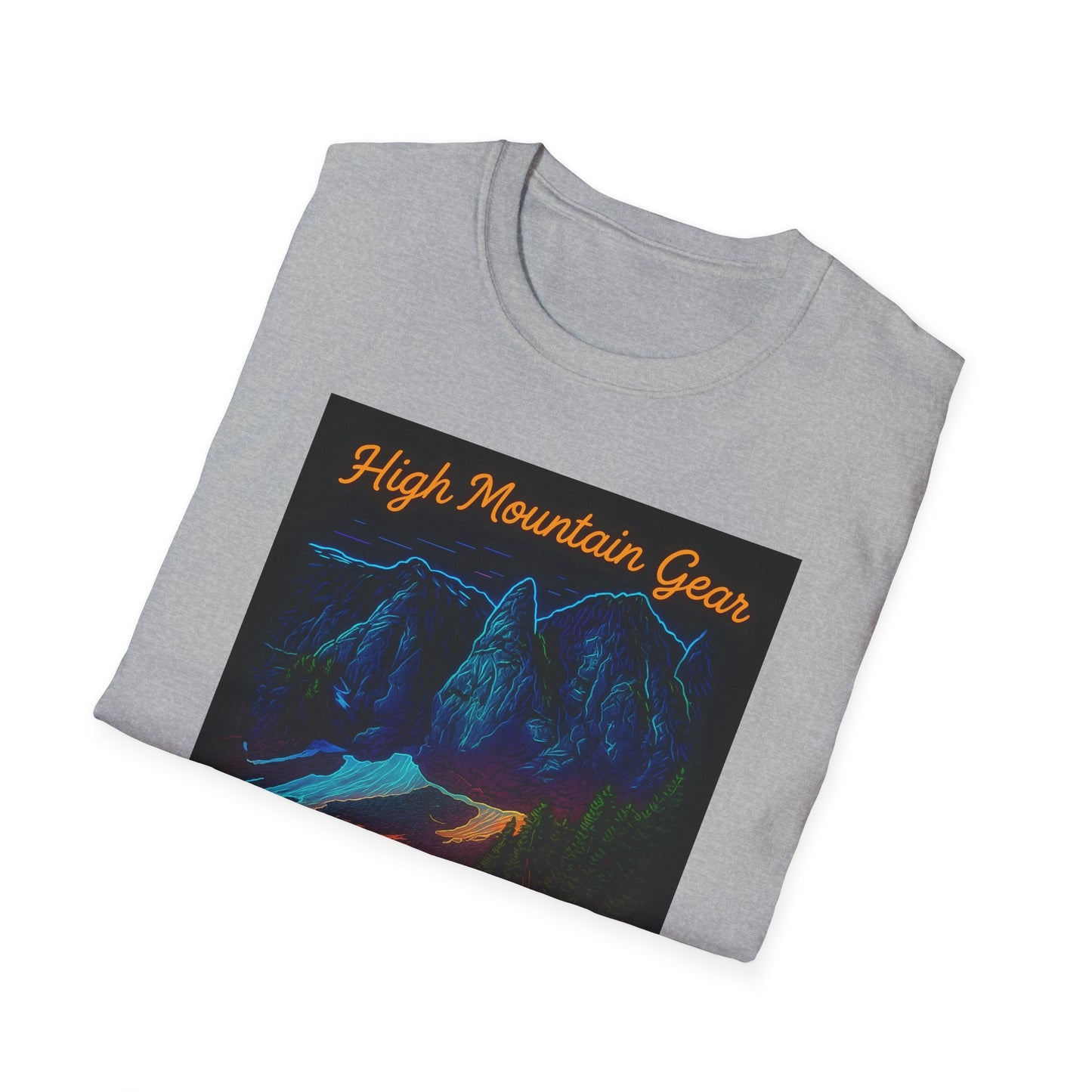 Unisex Neon Norwegian Mountain T-Shirt