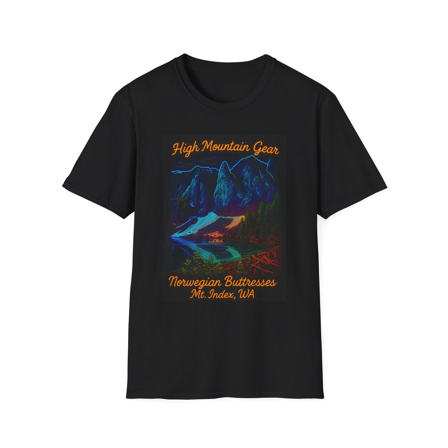 Unisex Neon Norwegian Mountain T-Shirt