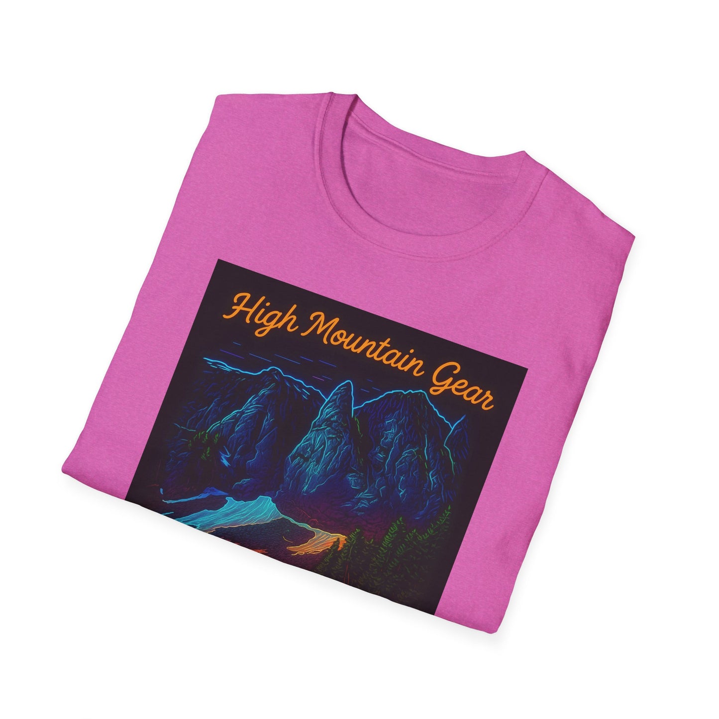 Unisex Neon Norwegian Mountain T-Shirt