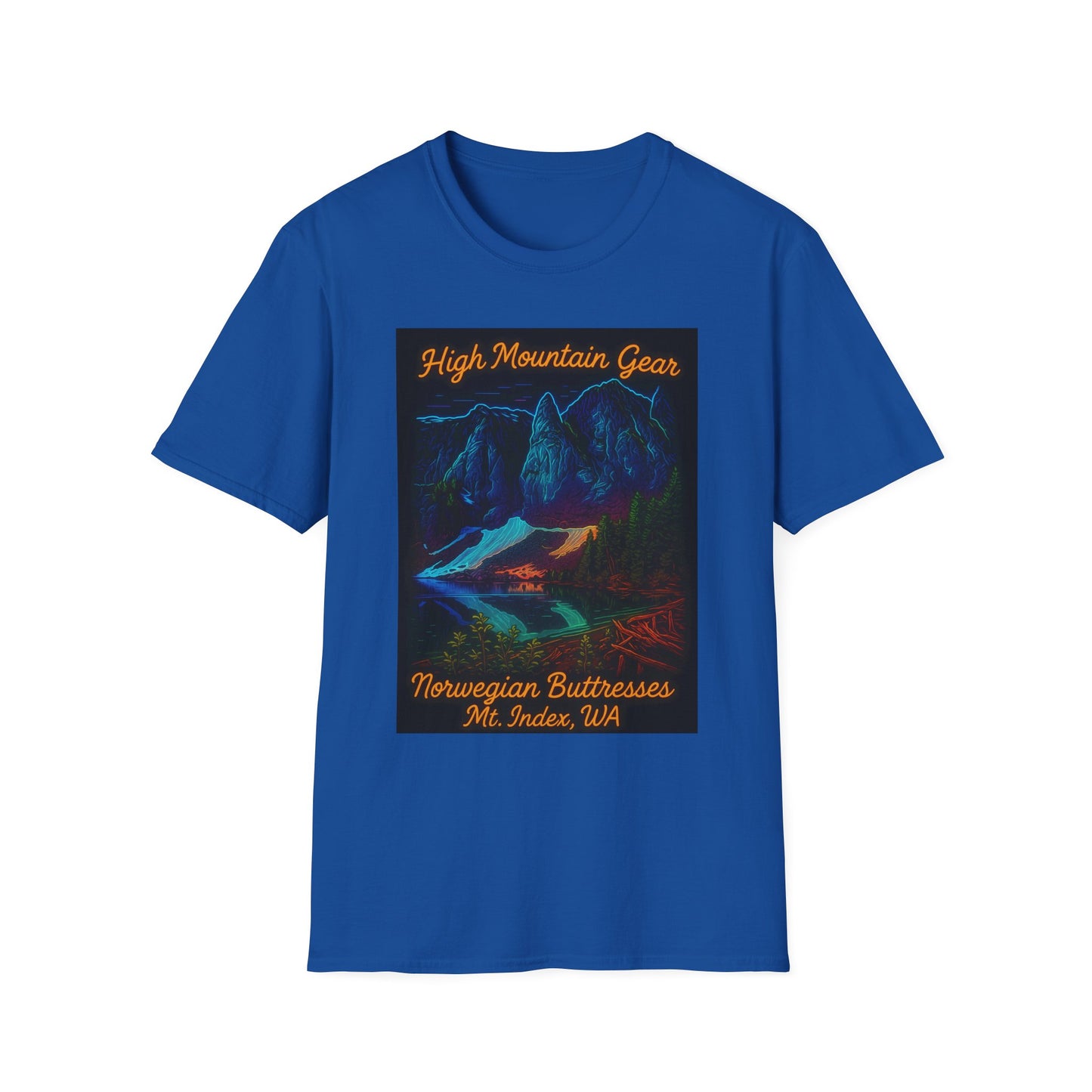Unisex Neon Norwegian Mountain T-Shirt