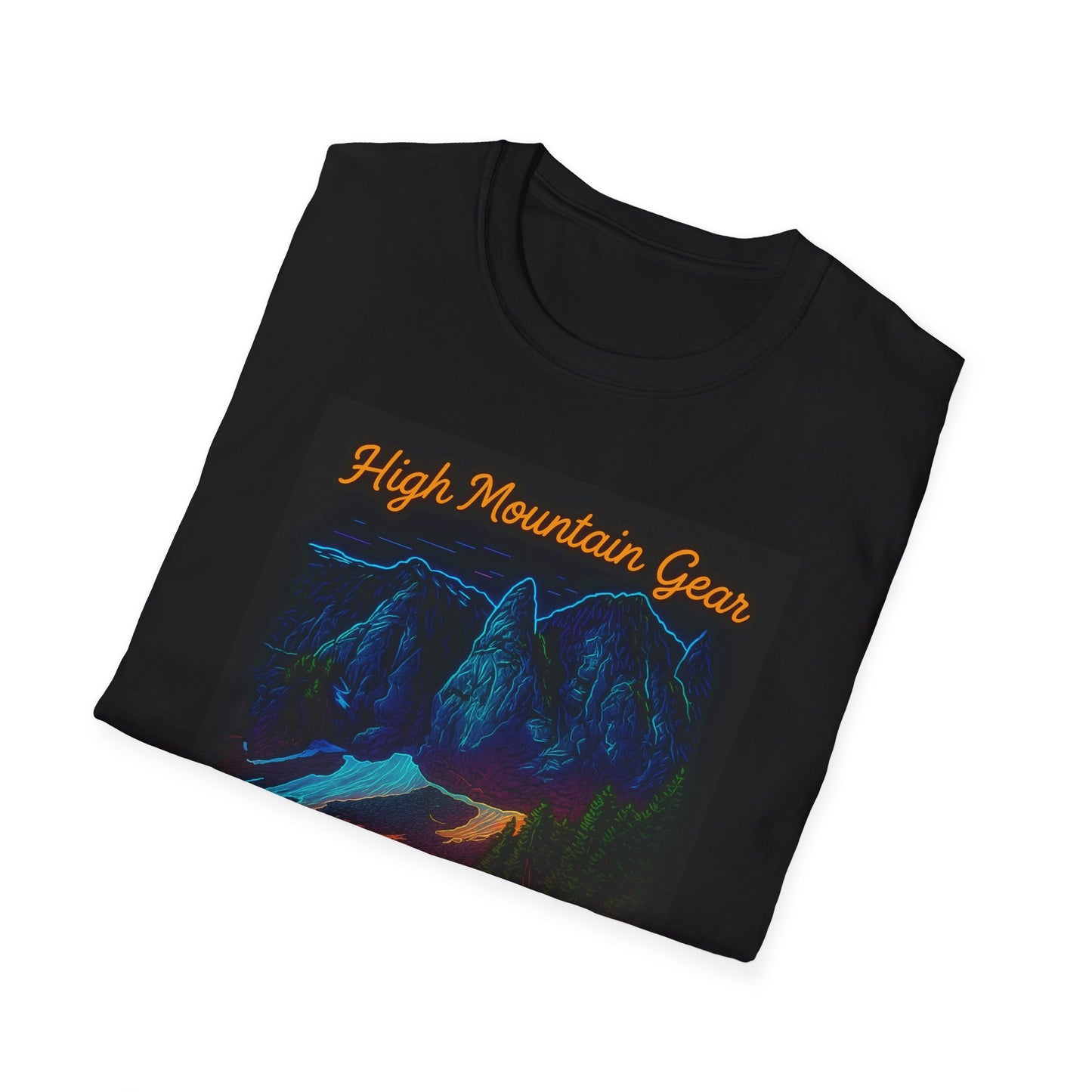 Unisex Neon Norwegian Mountain T-Shirt