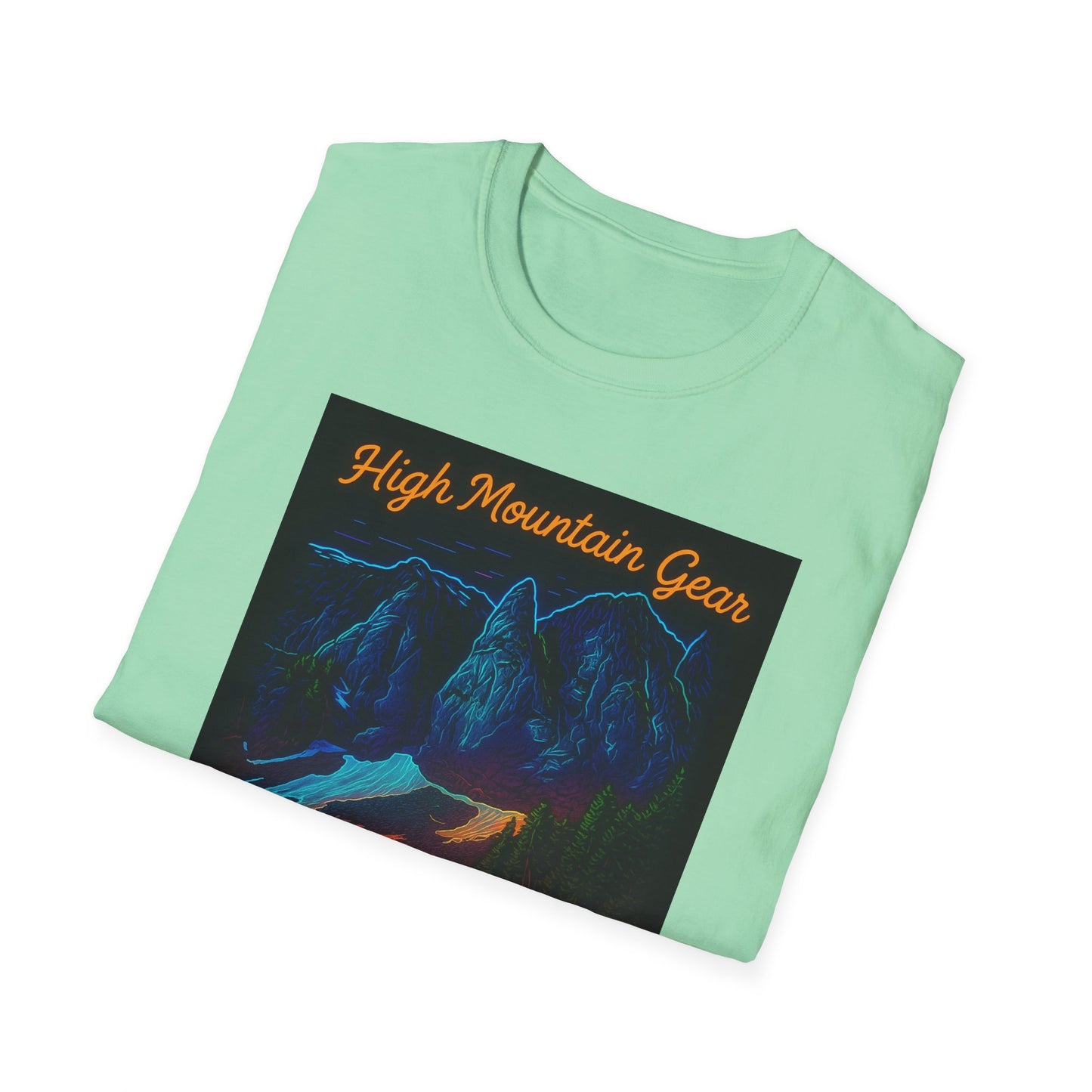 Unisex Neon Norwegian Mountain T-Shirt