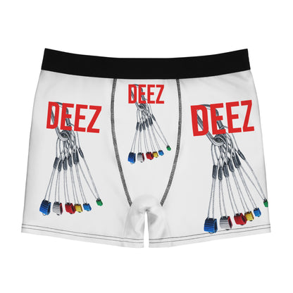 Boxer Briefs — 'DEEZ' Color Key Graphic All-Over Print