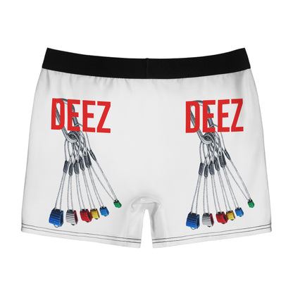 Boxer Briefs — 'DEEZ' Color Key Graphic All-Over Print