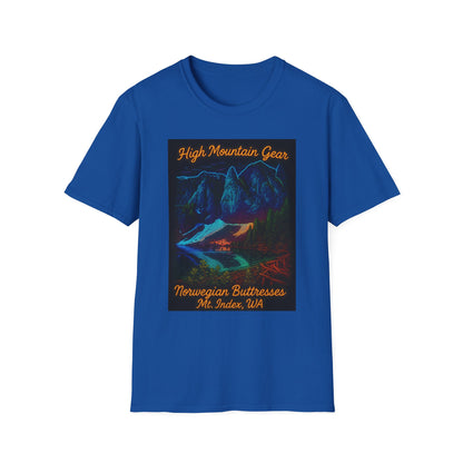Unisex Neon Norwegian Mountain T-Shirt