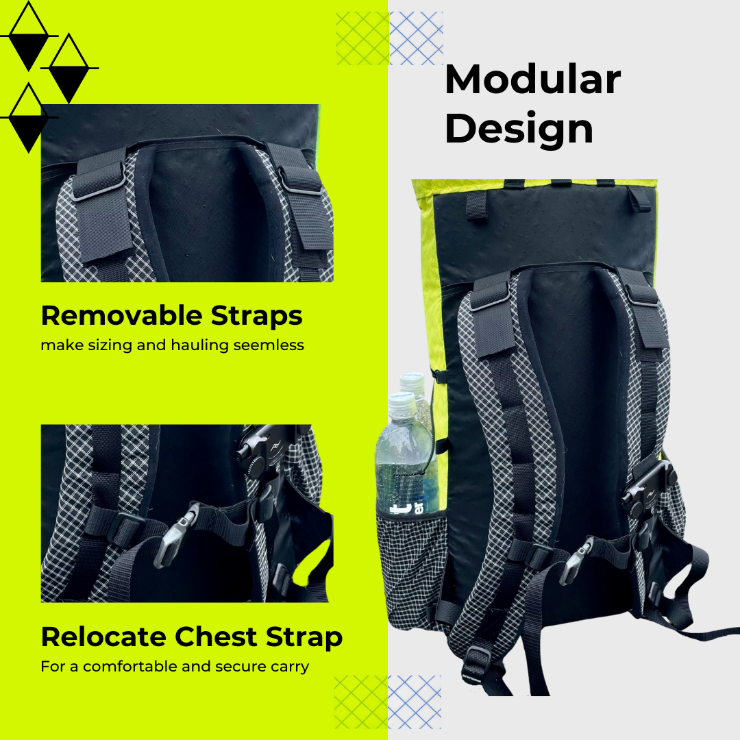 Wrangler 35L Ultralight Backpack Glacier / Medium (5'4 Wrangler 35L Ultralight Backpack Glacier / Medium (5'4