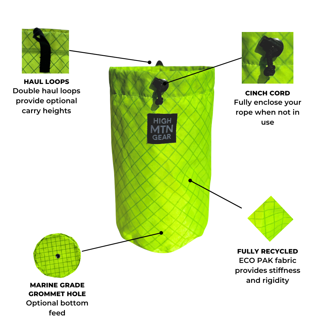 6mm Tag Line Rope Bag – High Mountain Gear