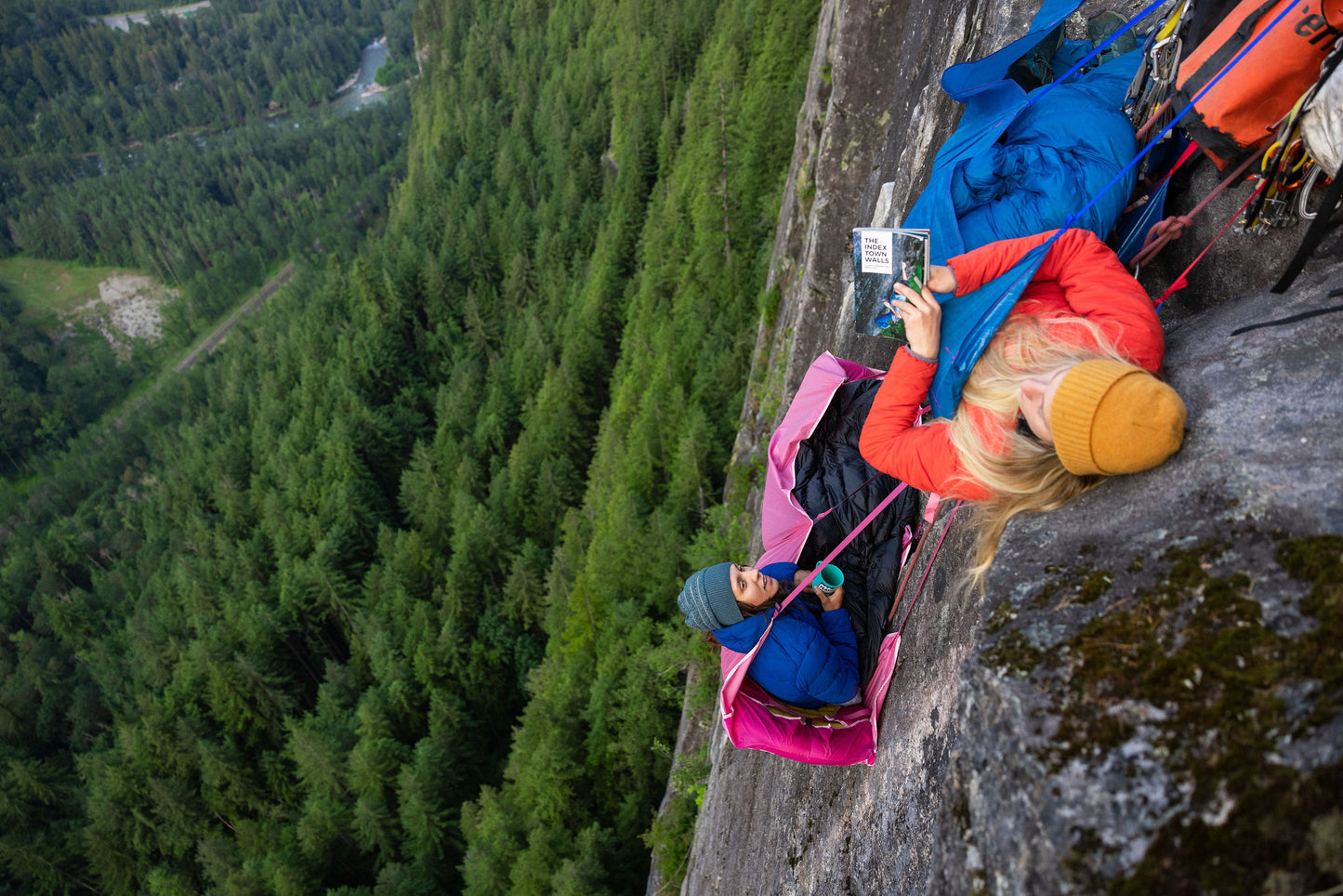 Taco Portaledges on the Upper Town Wall-Index, WA.